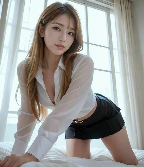 Váy gồm cạp váy và thân váy gọn gàng