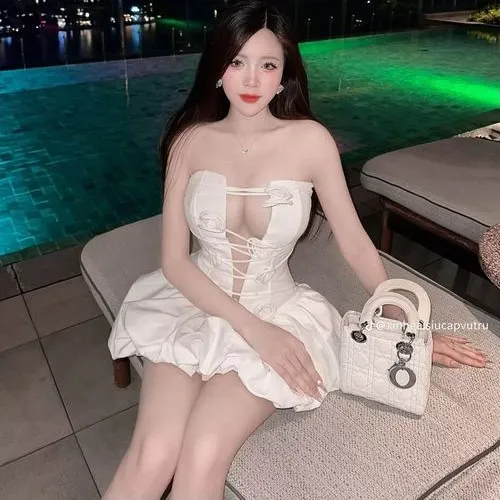 Nữ tính hiện rõ qua váy ngắn trên gái đẹp