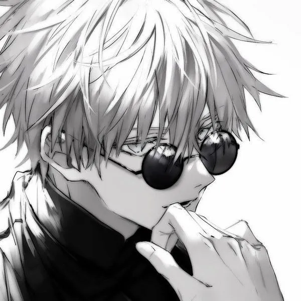 80 Hình Ảnh Gojo Manga Trắng Đen phong cách tối giản ít chi tiết nhưng cảm xúc bùng nổ