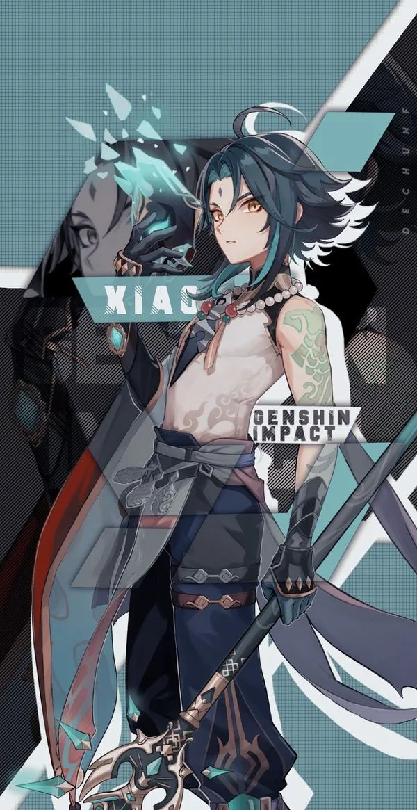 Hình nền Clorinde tông xám lạnh, bố cục tối giản, điểm nhấn sắc nét, chữ dễ đọc.