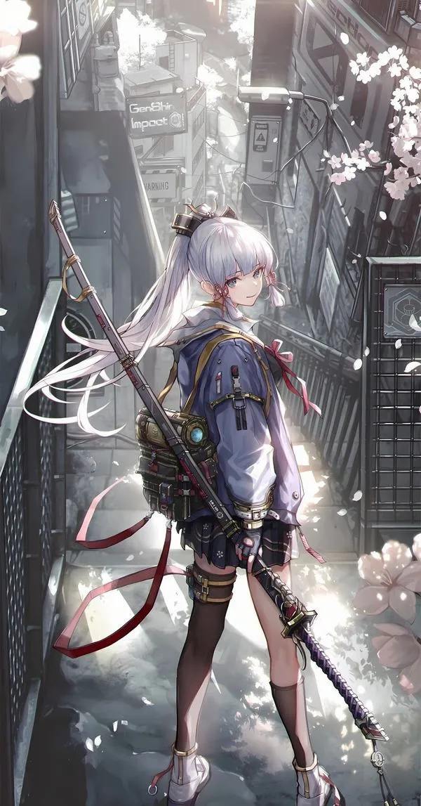 Hình nền Ayato trắng đen tối giản, ánh sáng nhẹ, hợp người thích màn hình sạch và sang.