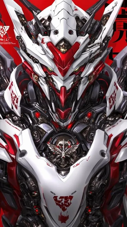 Ảnh nền Gundam Epyon, kiếm nhiệt rực, nền mây đen, tương phản gắt nhưng không chói