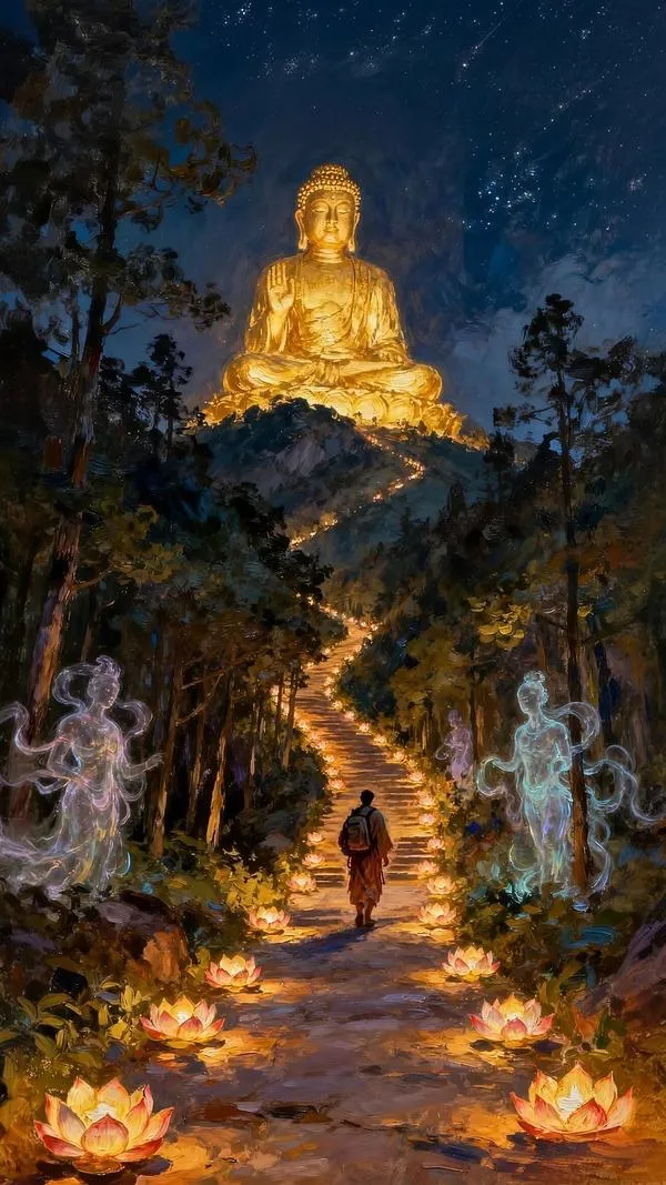 Hình nền phật 4k hợp điện thoại hay máy tính, khác nhau ở chi tiết bạn ít để ý