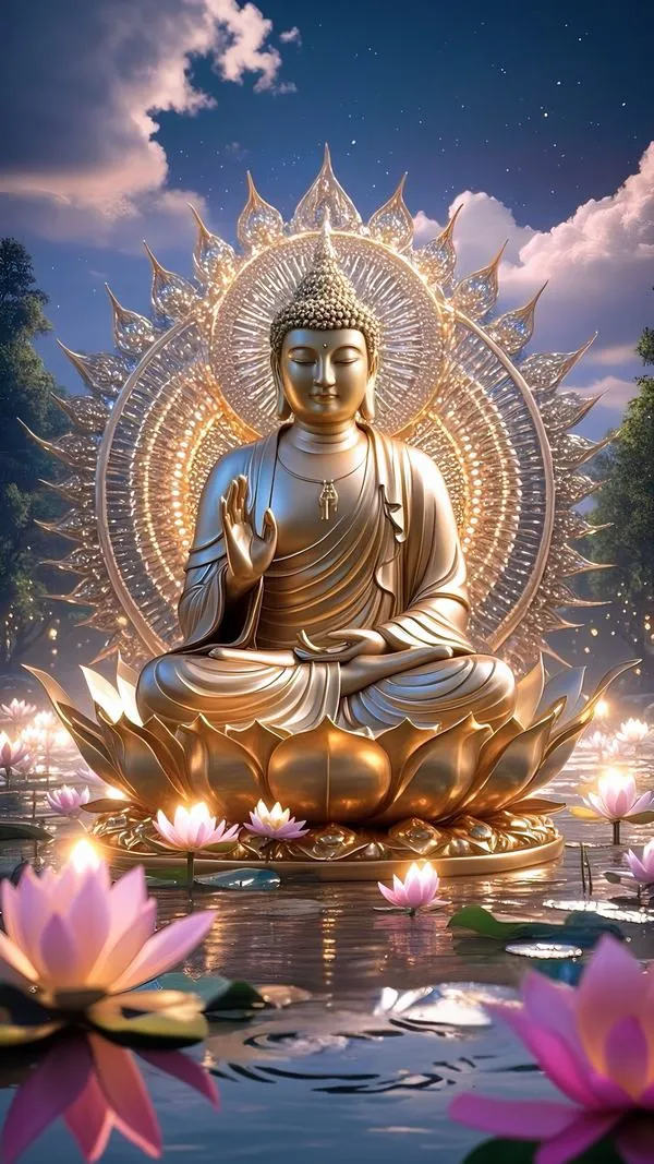 Viết chú Dược Sư cạnh mép ảnh để nhắc niệm gia hộ mỗi ngày