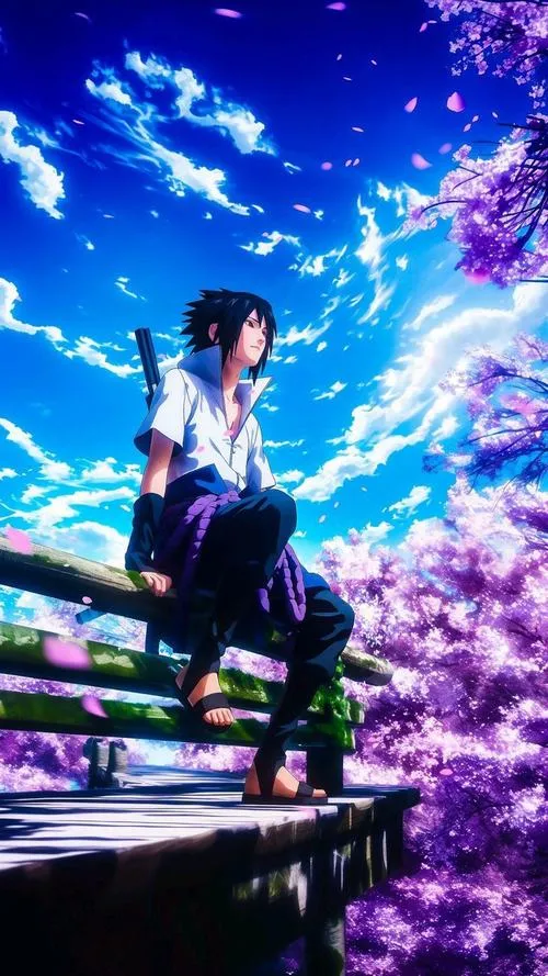 Ảnh bìa thiếu niên làng Lá ngồi bên lan can, trời xanh tím, mood im lặng đúng gu.