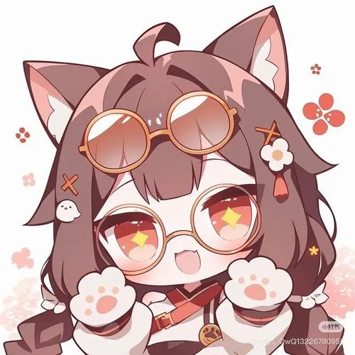 Hu Tao chibi dễ thương nền pastel, chấm bi nhẹ, tay áo và khuy áo nhìn rất xinh