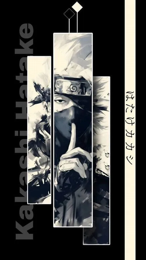 Avatar ninja Làng Lá cận mắt tím, hoa rơi quanh mặt nạ, cảm giác lạnh và mơ