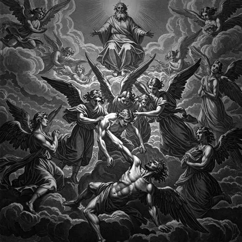 Ảnh Lucifer thiên thần sa ngã và vẻ đẹp u ám khiến người xem khó rời mắt