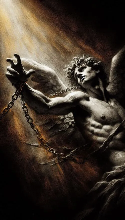 Bối cảnh: mây dày sấm chớp ôm lấy địa ngục và tro bụi