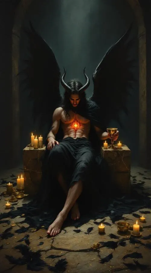 Ánh sáng rạn nứt ôm lấy đôi cánh trong bầu trời giông dữ