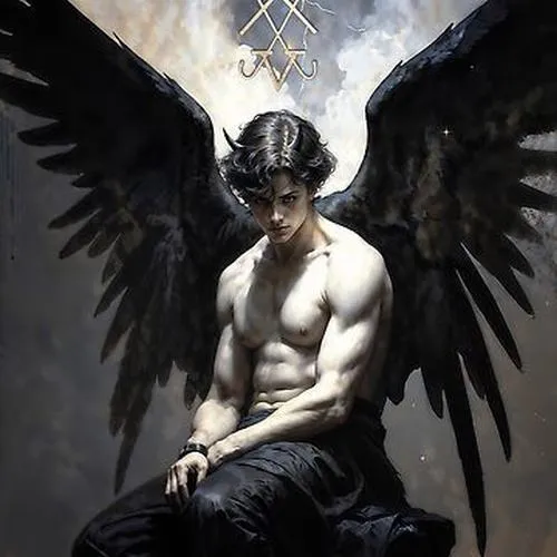 Lucifer và vết sẹo rực lên như vết nứt trên da lạnh