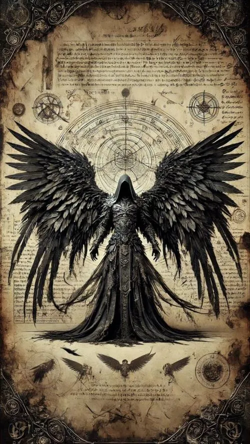 Ảnh Lucifer thiên thần sa ngã và khoảnh khắc ánh sáng gãy vụn trong im lặng