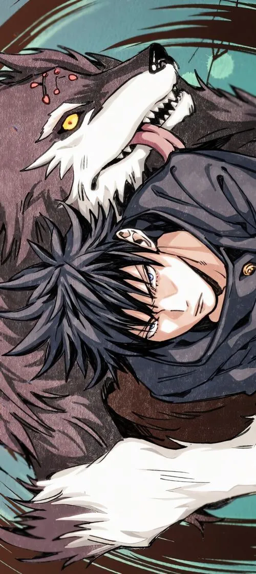 Ảnh nền Megumi đứng nghiêng vai hơi chùng ánh mắt nặng suy tư đúng chất cô độc