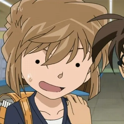 Hình troll Haibara Ai cười nhẹ, Haibara hỗ trợ công nghệ và giải độc kịp.