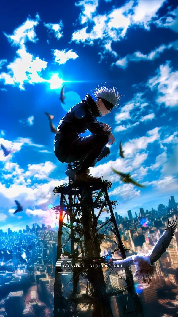 Hình nền nhóm bạn ở Trường Cao trung Chú thuật Kyoto, màu sáng hơn, nét sạch, hợp ai thích vibe đời thường