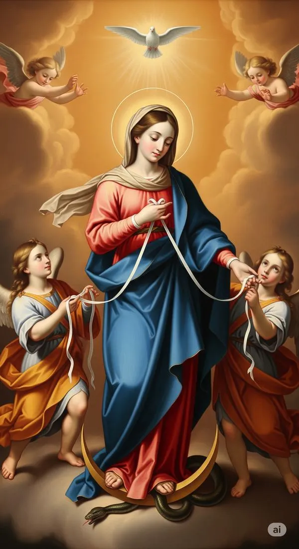 Thánh Giuse đứng cạnh kinh Thánh giữa cảm xúc: bình an