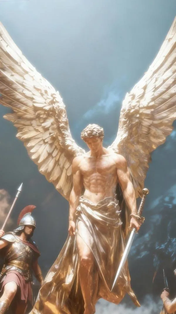 Khung thánh giá với tông màu: vàng và chất liệu: kim loại