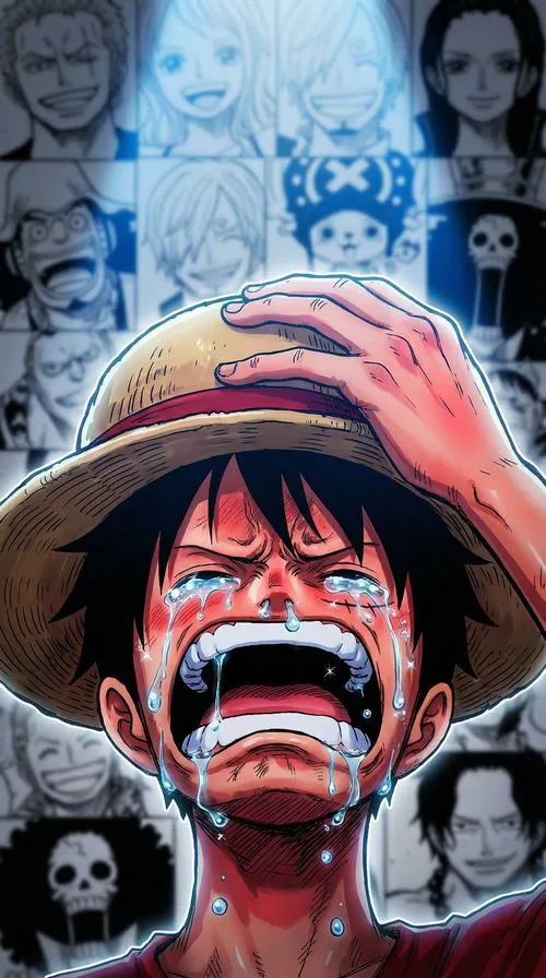 Wallpaper One Piece nhắc Laugh Tale, đường chân trời xa, ánh sáng mỏng, cảm giác bí ẩn.