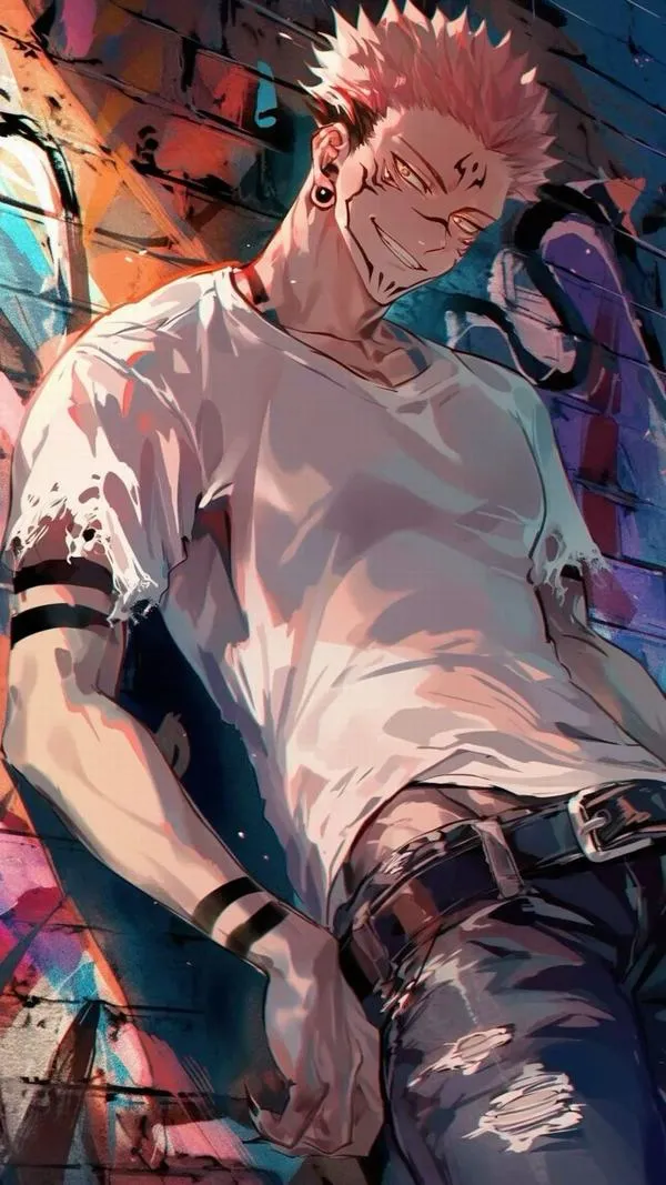 Hình Sukuna chiếm Thập Chủng Ảnh Pháp Thuật, thần thái vừa ngạo nghễ vừa nguy hiểm