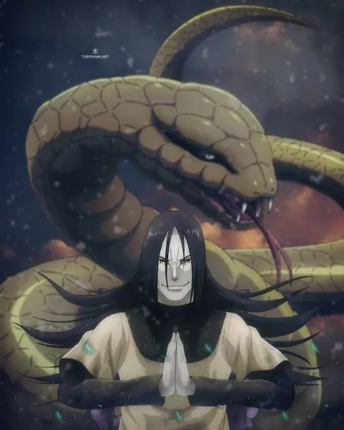 33 Ảnh Orochimaru phong cách u tối đai tím nổi bật bối cảnh lạnh lẽo