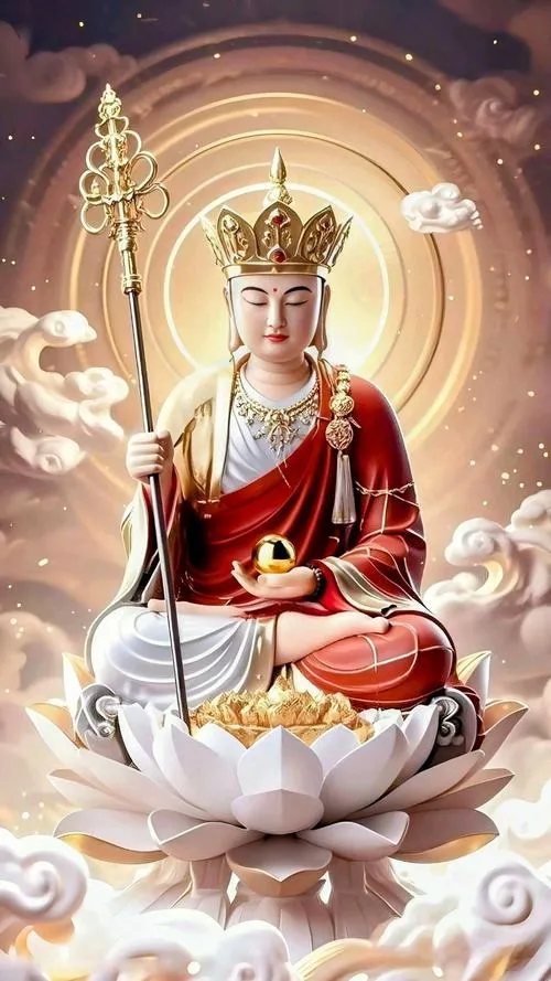 Hình ảnh phật Địa Tạng đẹp 3d và hành trình tái hiện thần thái giác ngộ