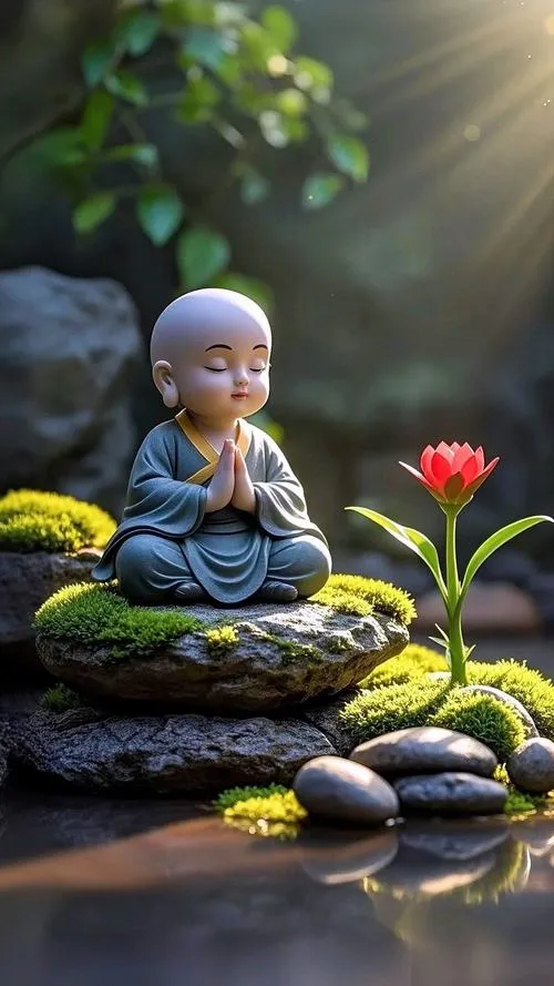 Hình chú tiễu 3D thể hiện sự bình an nội tại