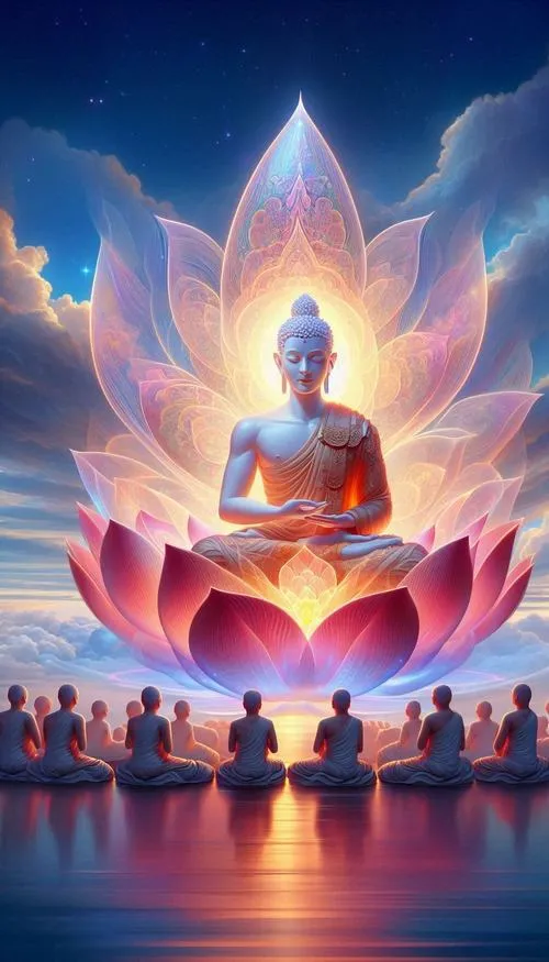 Hình ảnh Phật đẹp 3D gợi cảm giác an yên tĩnh lặng