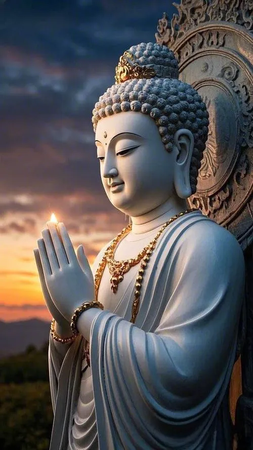 Tranh Tịnh Độ tông gợi tín tâm qua ánh sáng vàng trang nghiêm