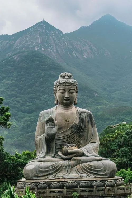 Ảnh Phật A Di Đà và cảm giác được che chở, nghe tưởng lạ mà thật