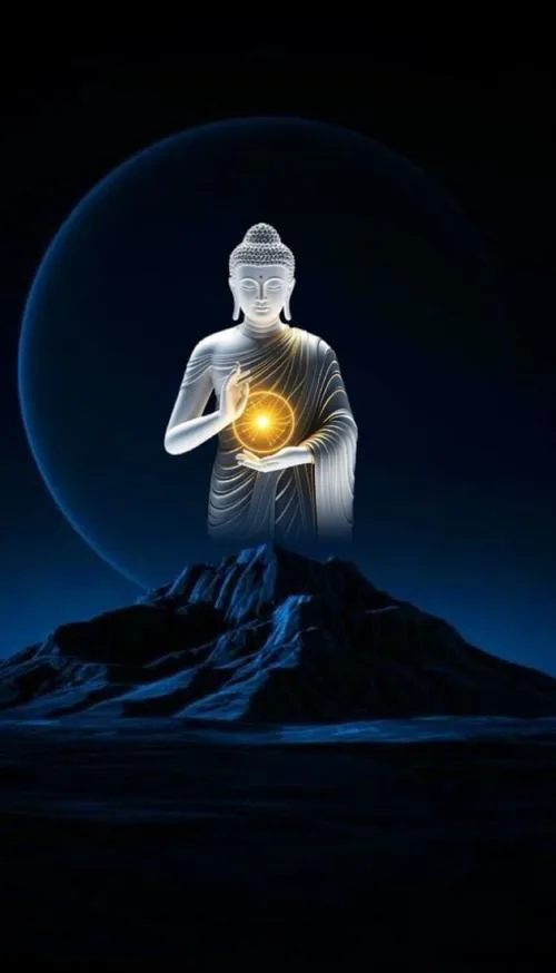 Tranh tịnh cảnh ít chi tiết giúp niệm Phật an nhiên lâu dài