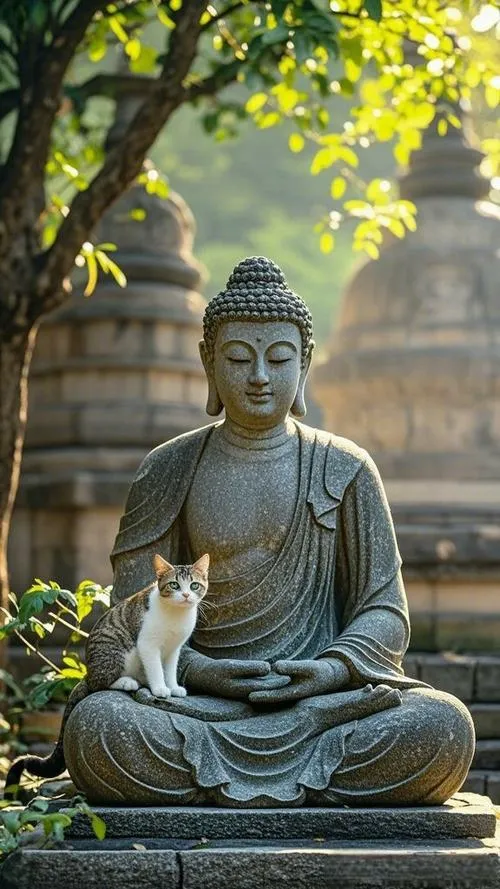 Tranh hoa sen tượng trưng thanh tịnh giữa tịnh cảnh trời quang dịu