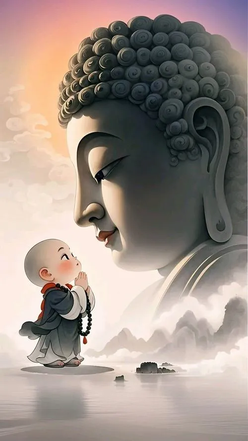 Hình thờ hoa sen nâng vãng sinh an lạc