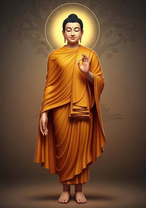 Ảnh Phật an yên cùng hương nhang thoang thoảng trong nhà