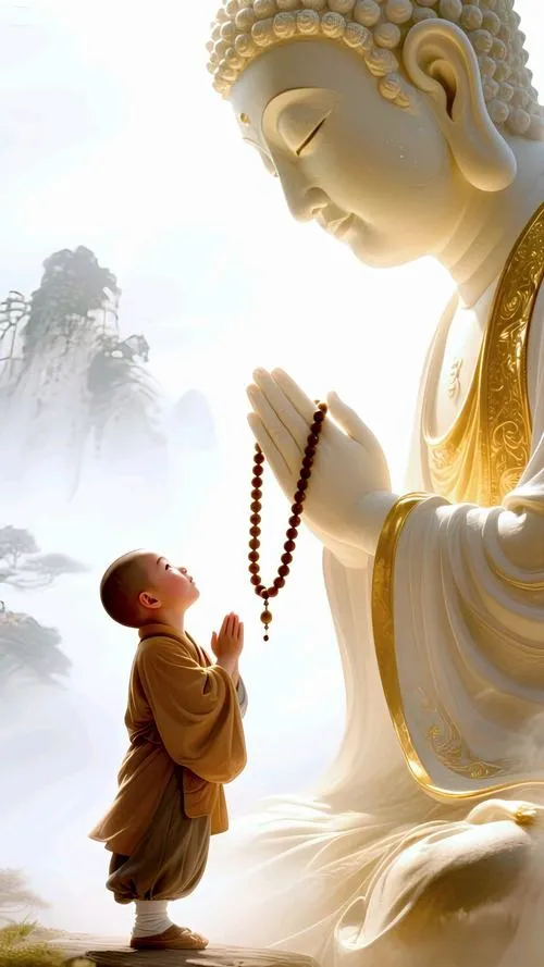 Nụ cười hiền trên khuôn mặt Phật làm dịu lòng ngay