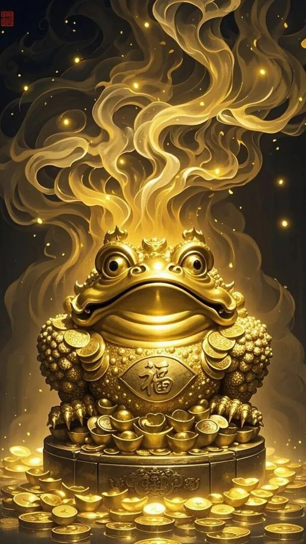 Nền tối làm bật tượng và hào quang tạo điểm nhìn trung tâm