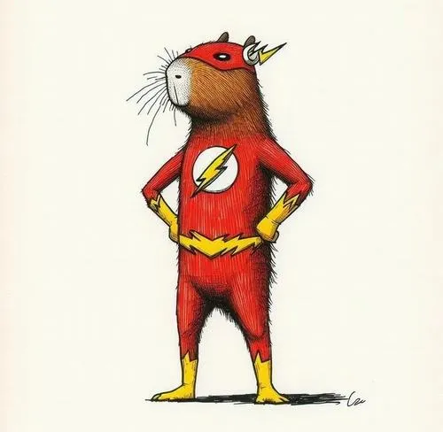 Capybara nước Nam Mỹ sống gần nước mang nét mộc mạc