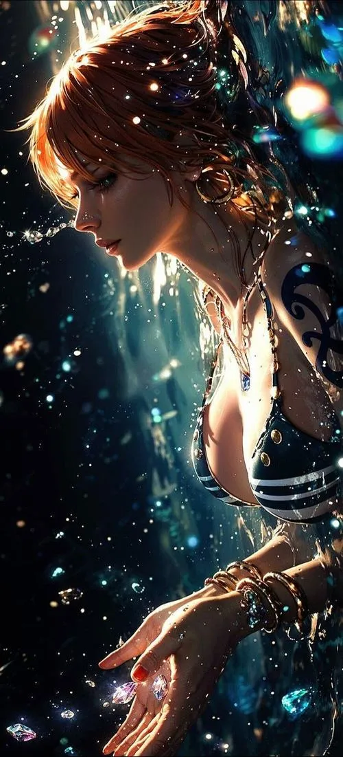 Hình Robin dùng Hana Hana no Mi, cánh tay nở hoa xuất hiện sau lưng