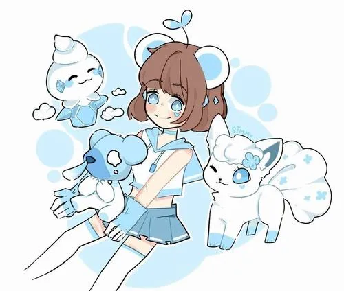 Simmy và Sammy Đào chibi: chị em sinh đôi, tương tác hài hước, năng lượng dễ mến