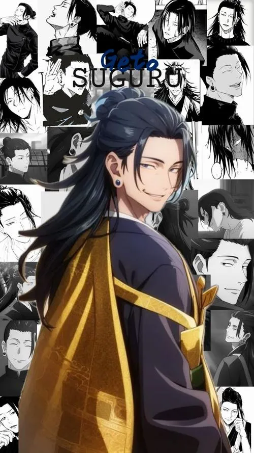 Ảnh bìa Geto nhắm tới Yuta và Rika không khí căng nền thành phố tối màu