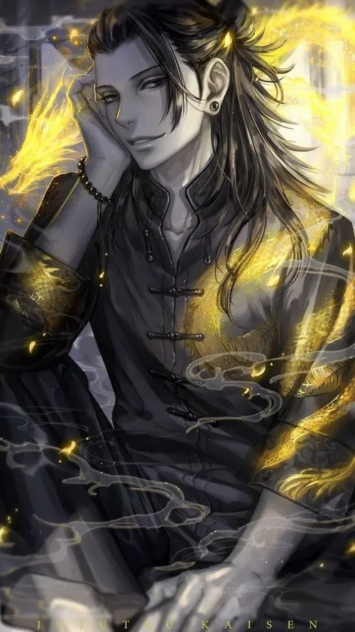 Hình nền Geto và Kenjaku gợi bí ẩn thân xác bị chiếm đoạt ánh sáng lạnh