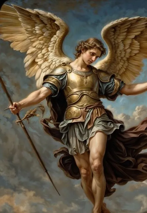 Cảnh hình ảnh linh thiêng phủ làn sương và bụi sáng