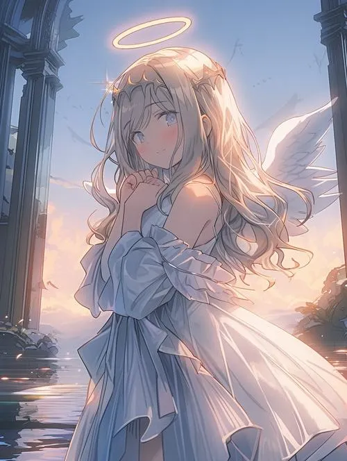 Nét cánh trắng tinh hòa cùng bầu trời mơ màng và mây