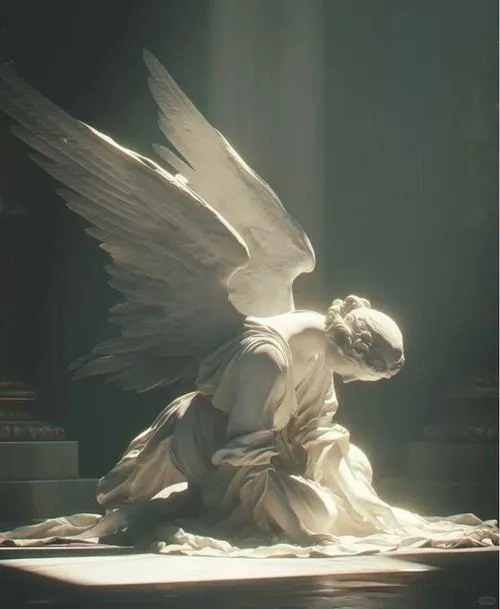 Hình ảnh thiên thần kiểu cổ điển, càng ngắm càng thấy thanh khiết và sâu