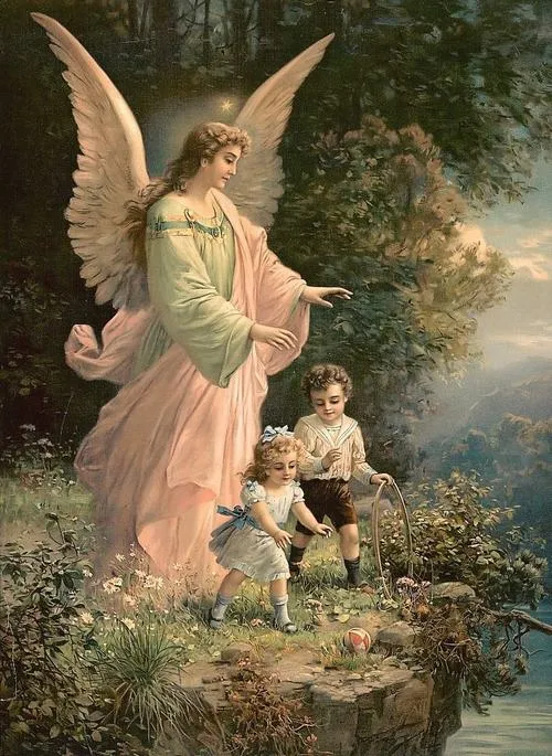 Ảnh thiên thần hộ vệ và cảm giác được ai đó đứng phía sau lưng mình