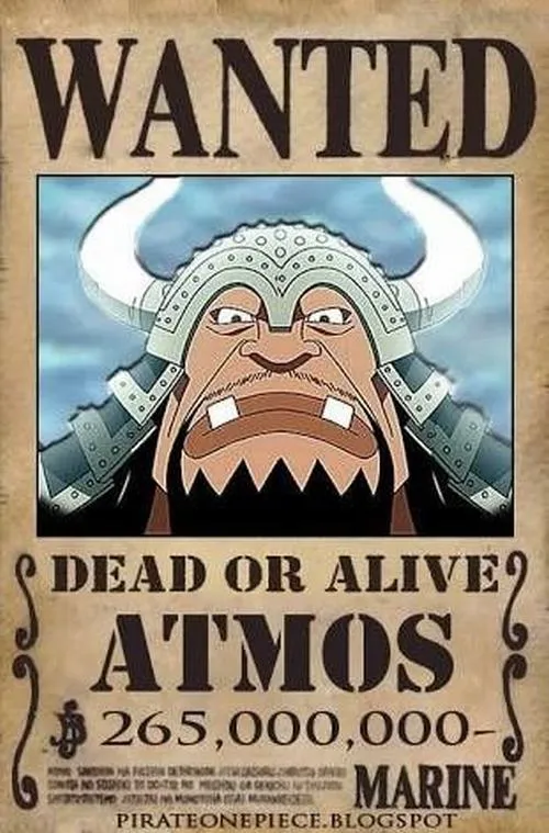 Ảnh Atmos truy nã, dáng chiến binh rắn rỏi, chi tiết sừng nổi bật, hợp làm avatar anime chất