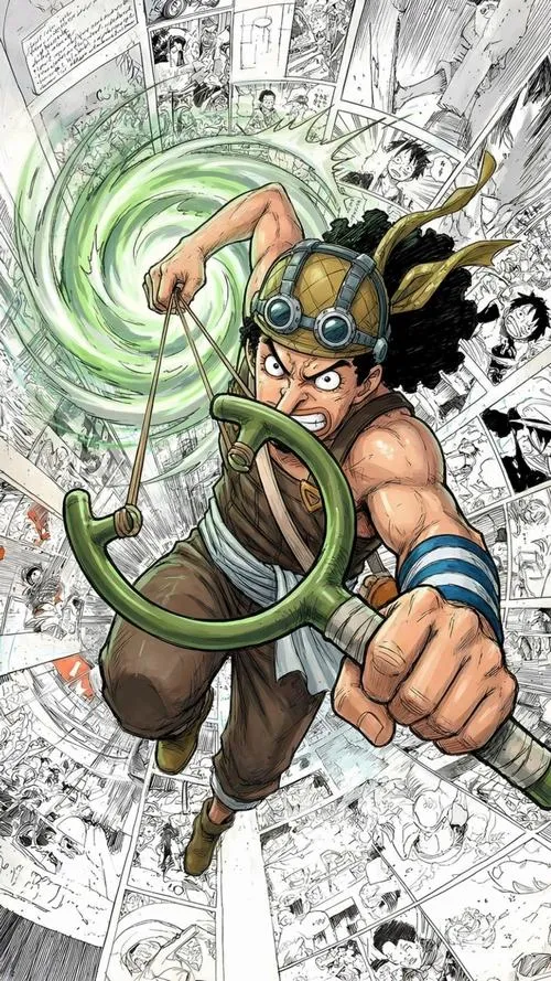 Ảnh Usopp mũi dài ngắm bắn Kabuto, vừa hài vừa ngầu trong khoảnh khắc tỏa sáng