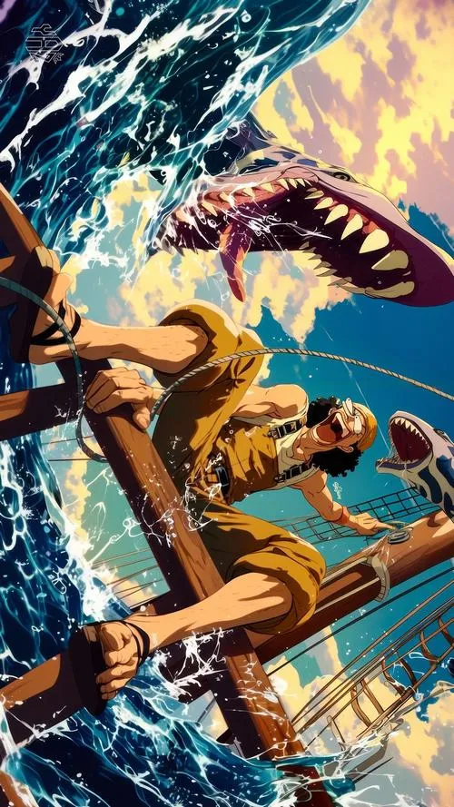 Ảnh Usopp phong cách chiến thuật, Pop Green bung nở, màu rực nhưng vẫn rất có chiều sâu