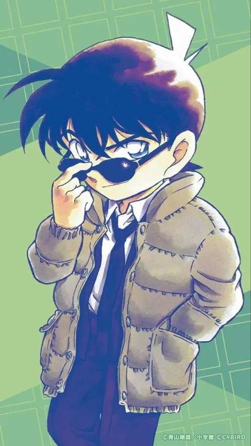 Ảnh Conan nhảy qua hàng rào, giày đỏ nổi bật, dáng lóng ngóng mà cưng hết sức