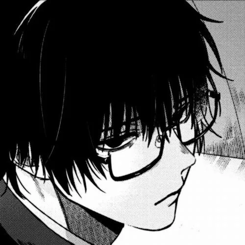 Minh họa tay anime nam theo truyện tranh đen trắng