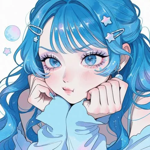 Nhân vật mỉm cười với nụ cười ngọt đầy dễ thương